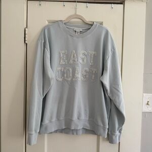 Cupcakes and Cashmere East Coast Light Blue Sweater Large